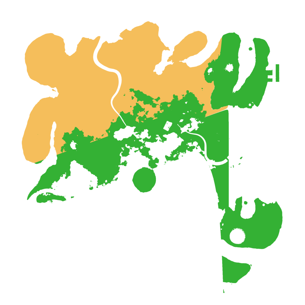 Biome Rust Map: Procedural Map, Size: 3500, Seed: 20212022