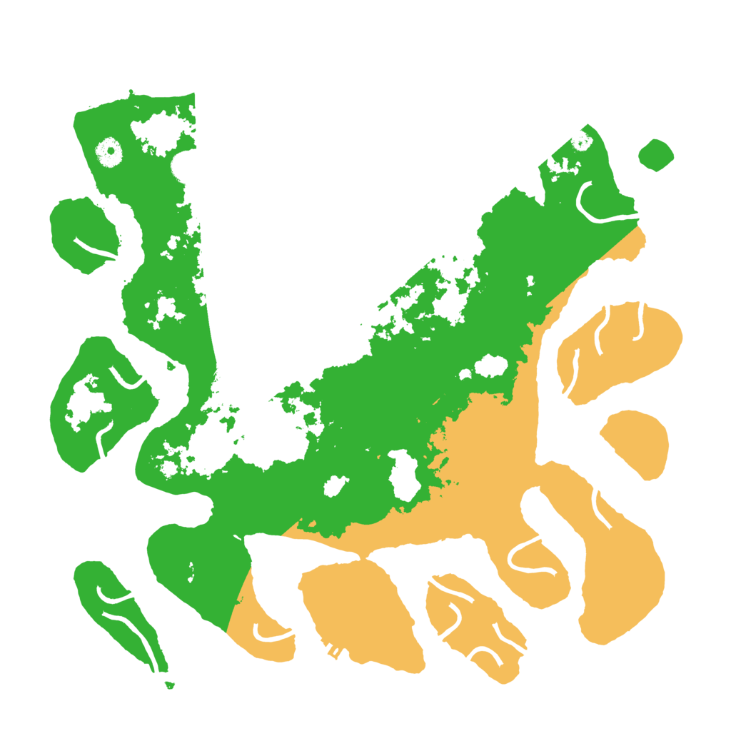 Biome Rust Map: Procedural Map, Size: 4000, Seed: 9349429