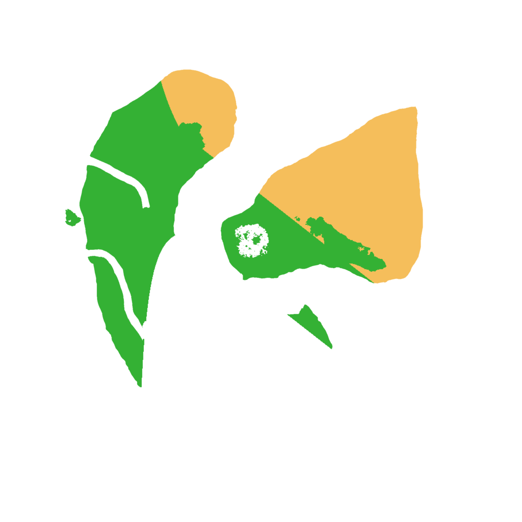 Biome Rust Map: Procedural Map, Size: 1600, Seed: 2543