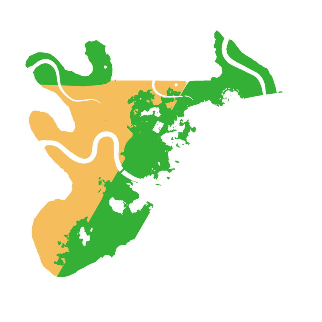 Biome Rust Map: Procedural Map, Size: 3000, Seed: 438974