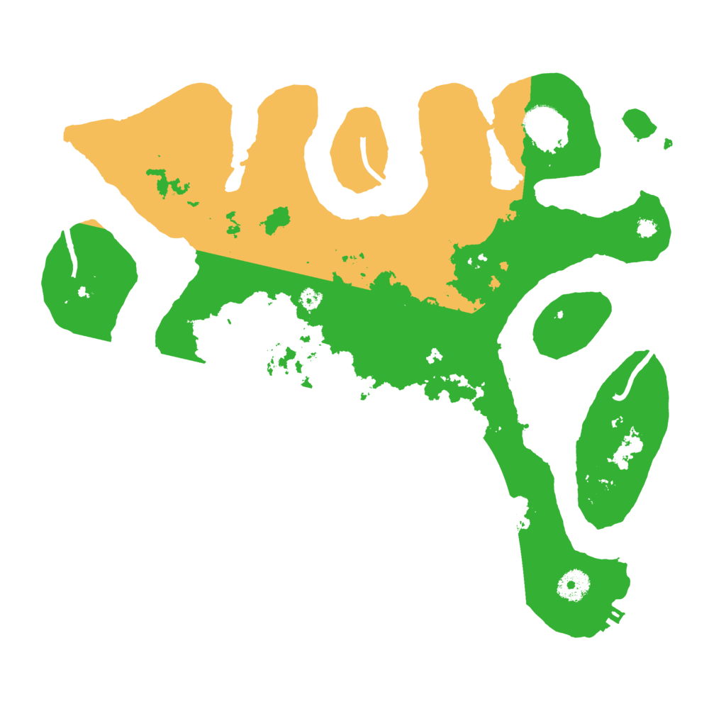 Biome Rust Map: Procedural Map, Size: 3500, Seed: 463662419