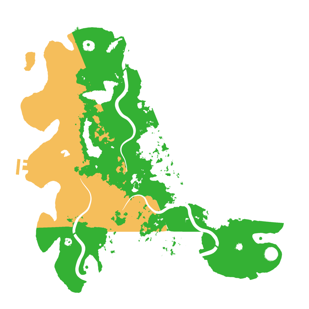 Biome Rust Map: Procedural Map, Size: 4000, Seed: 2304