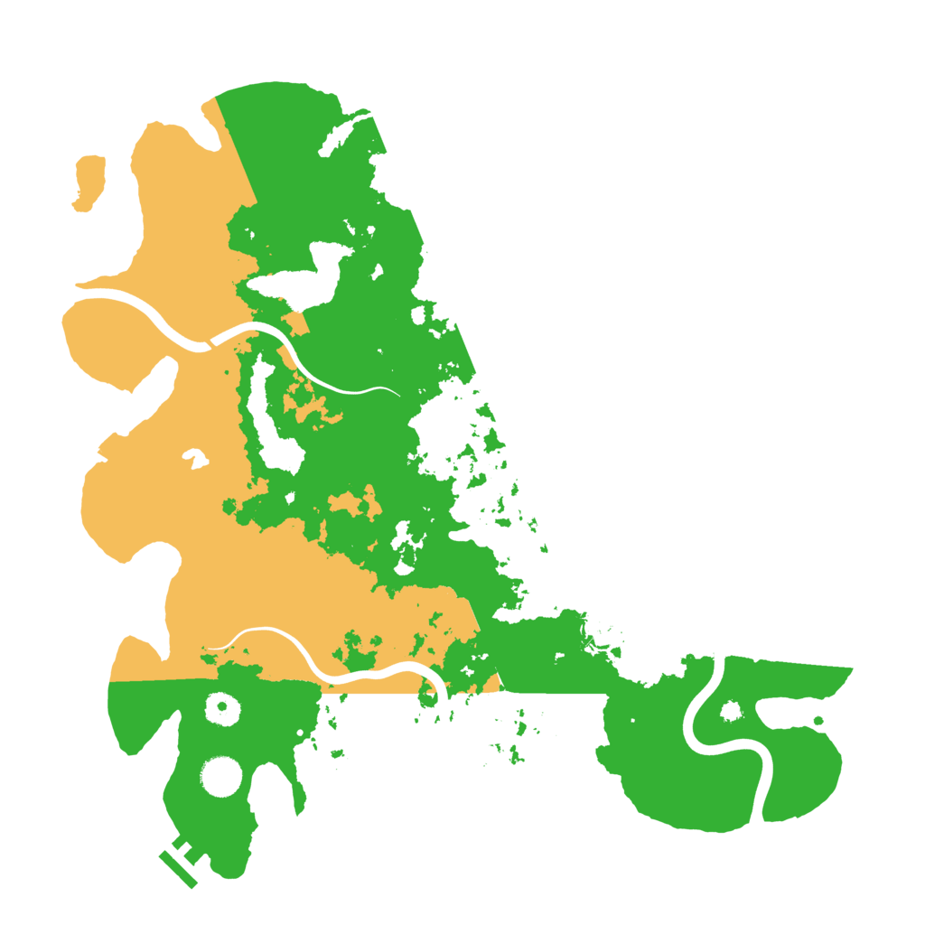 Biome Rust Map: Procedural Map, Size: 4000, Seed: 2304