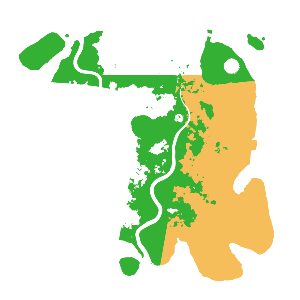 Biome Rust Map: Procedural Map, Size: 3500, Seed: 1697100015