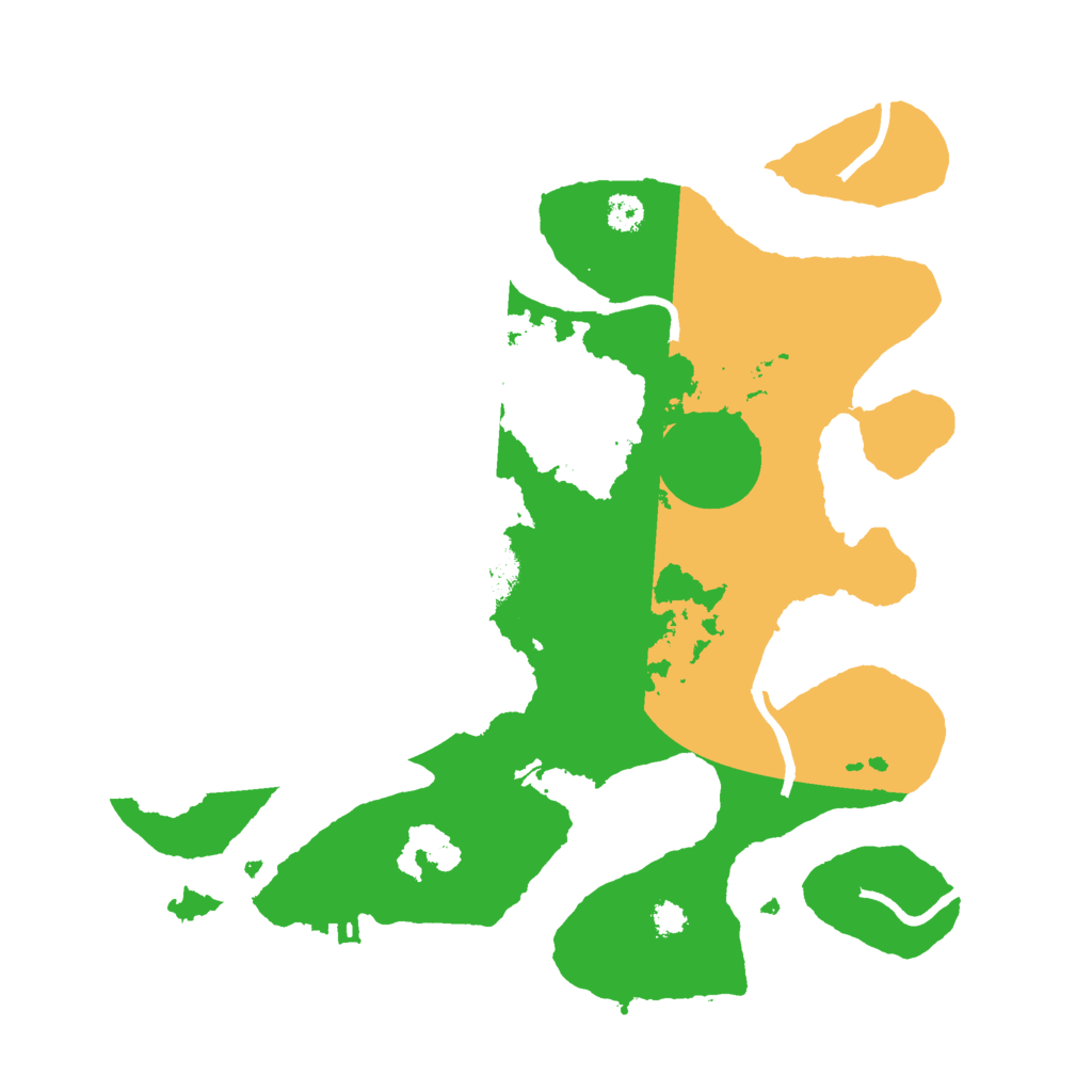 Biome Rust Map: Procedural Map, Size: 3000, Seed: 974814