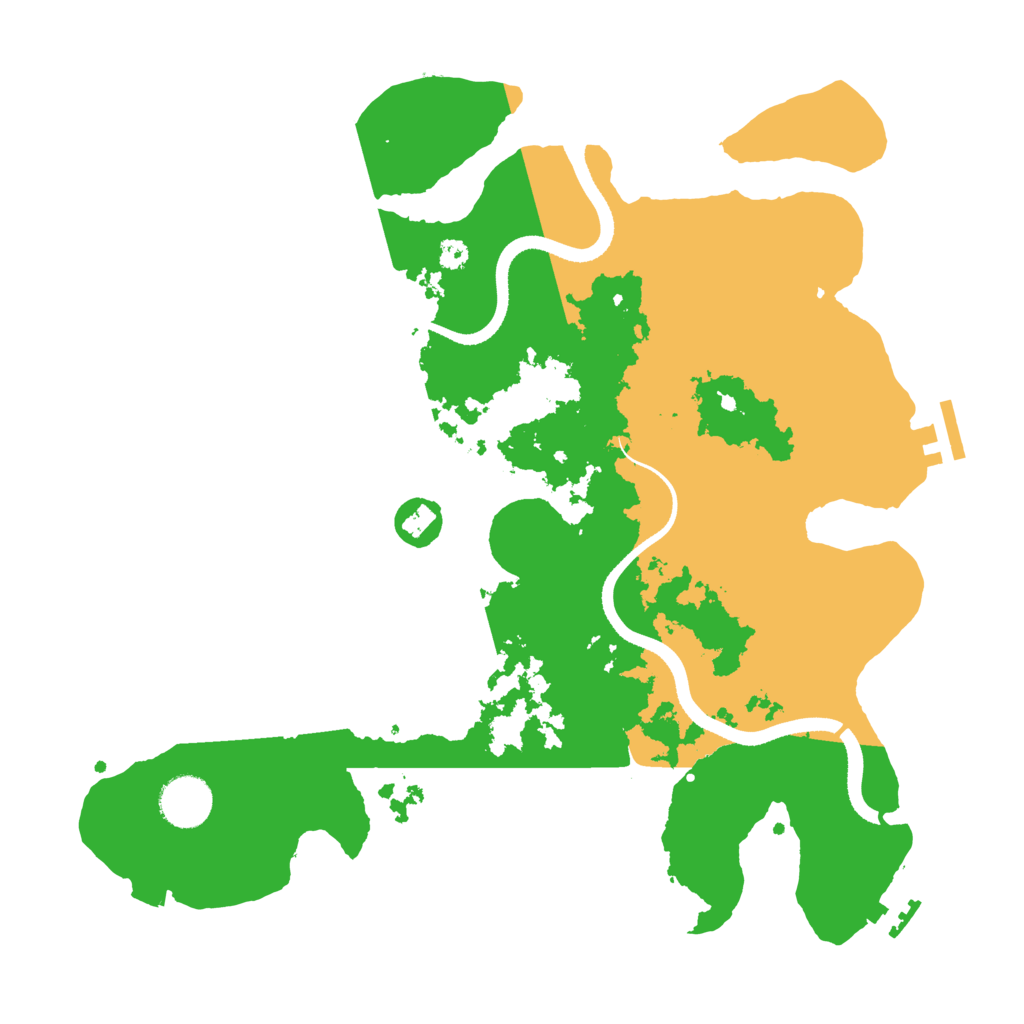 Biome Rust Map: Procedural Map, Size: 3450, Seed: 669154953