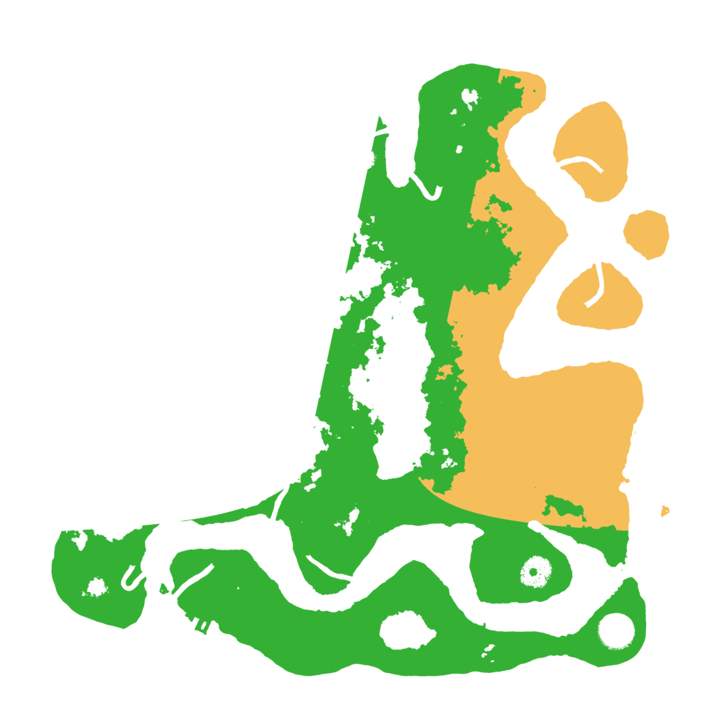 Biome Rust Map: Procedural Map, Size: 3550, Seed: 1464058283