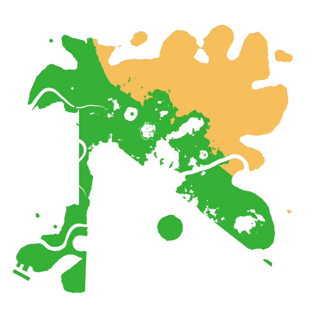 Biome Rust Map: Procedural Map, Size: 3500, Seed: 286490892