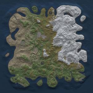 Thumbnail Rust Map: Procedural Map, Size: 4500, Seed: 579050821, 19 Monuments