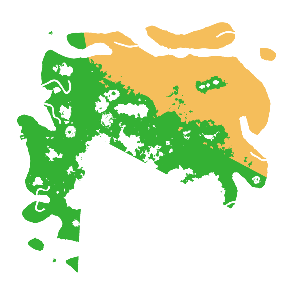 Biome Rust Map: Procedural Map, Size: 3900, Seed: 351292