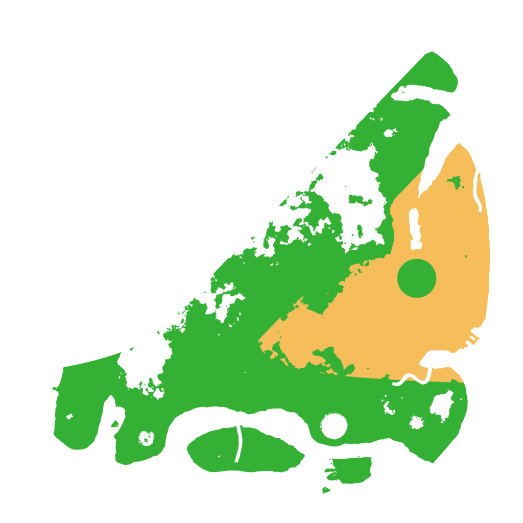 Biome Rust Map: Procedural Map, Size: 3550, Seed: 882199