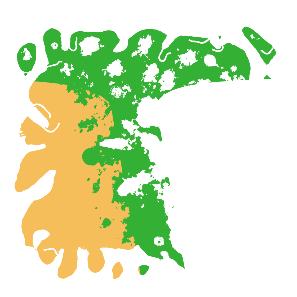 Biome Rust Map: Procedural Map, Size: 4500, Seed: 590107635