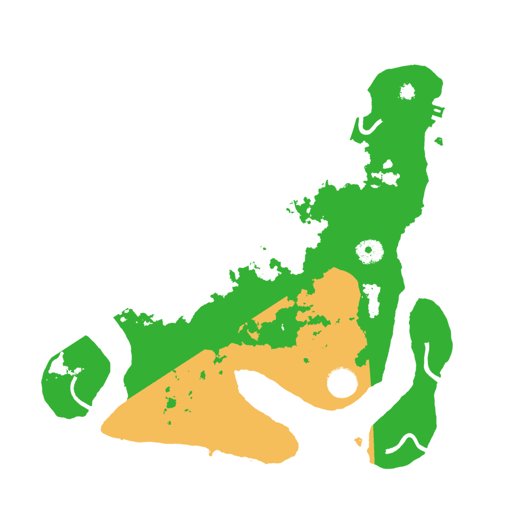 Biome Rust Map: Procedural Map, Size: 3000, Seed: 458121233