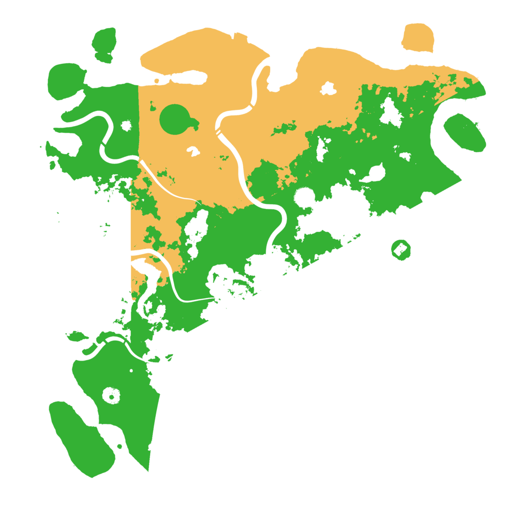 Biome Rust Map: Procedural Map, Size: 4500, Seed: 1725497722