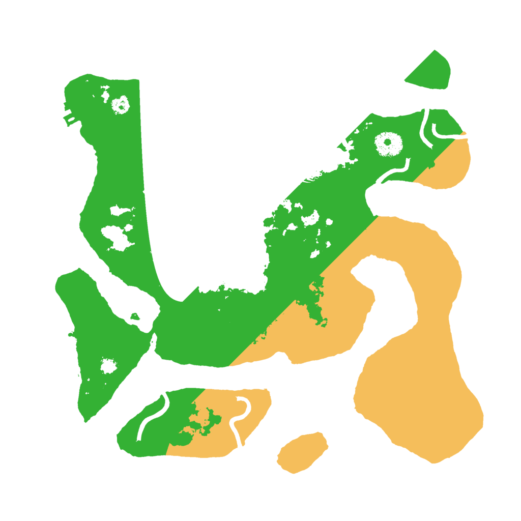 Biome Rust Map: Procedural Map, Size: 3000, Seed: 140328026