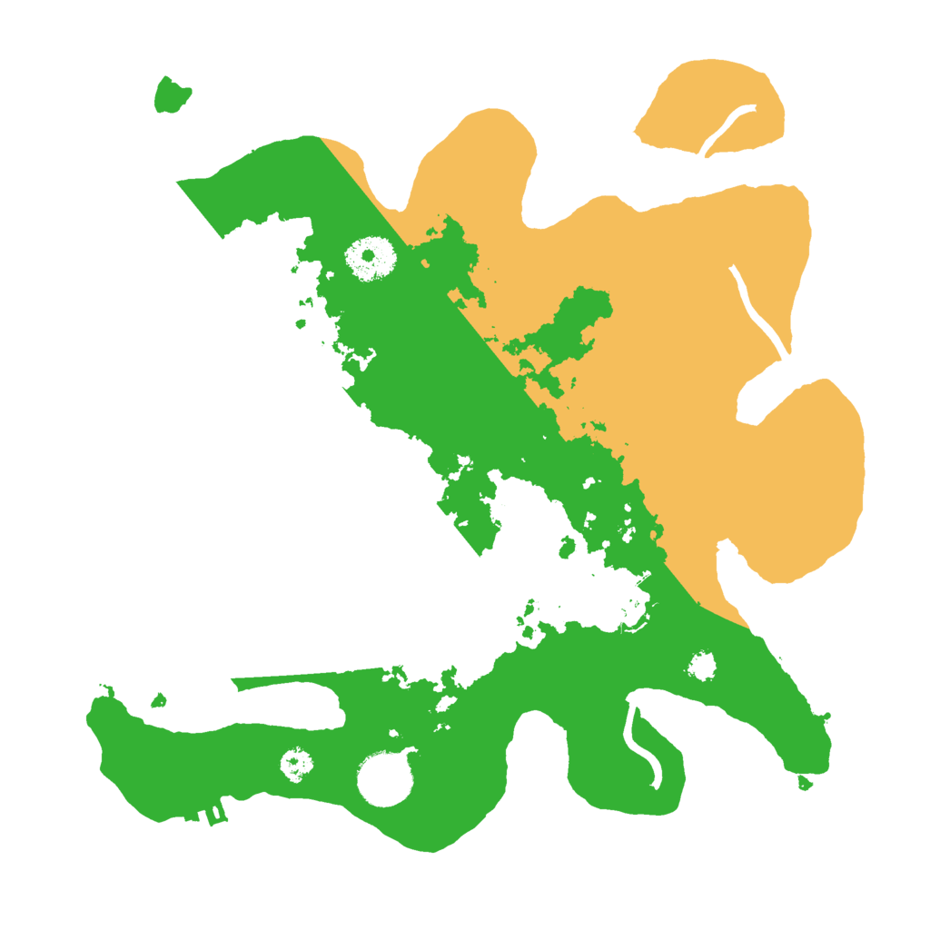 Biome Rust Map: Procedural Map, Size: 3000, Seed: 120499907