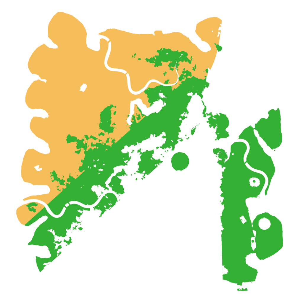 Biome Rust Map: Procedural Map, Size: 4500, Seed: 2572800
