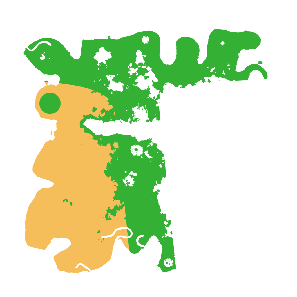 Biome Rust Map: Procedural Map, Size: 3700, Seed: 3113658