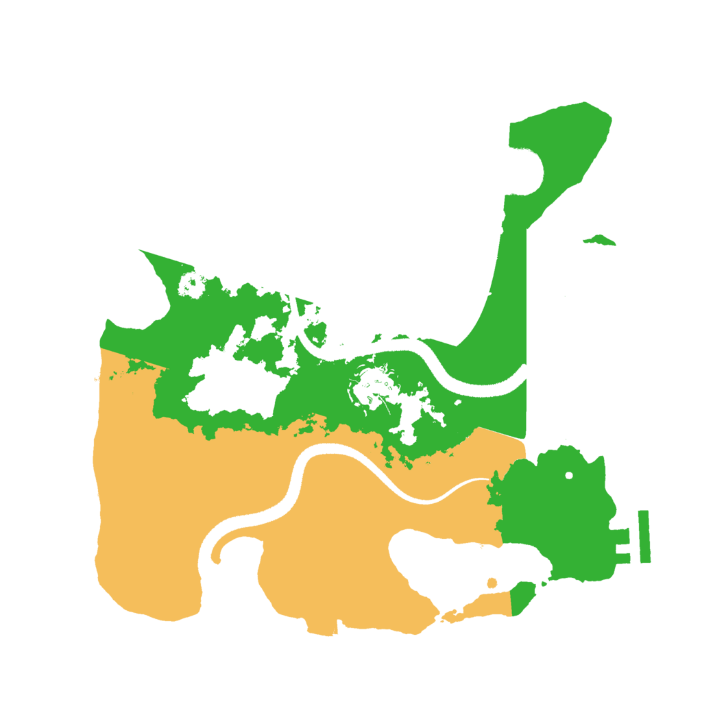 Biome Rust Map: Procedural Map, Size: 2700, Seed: 4646464