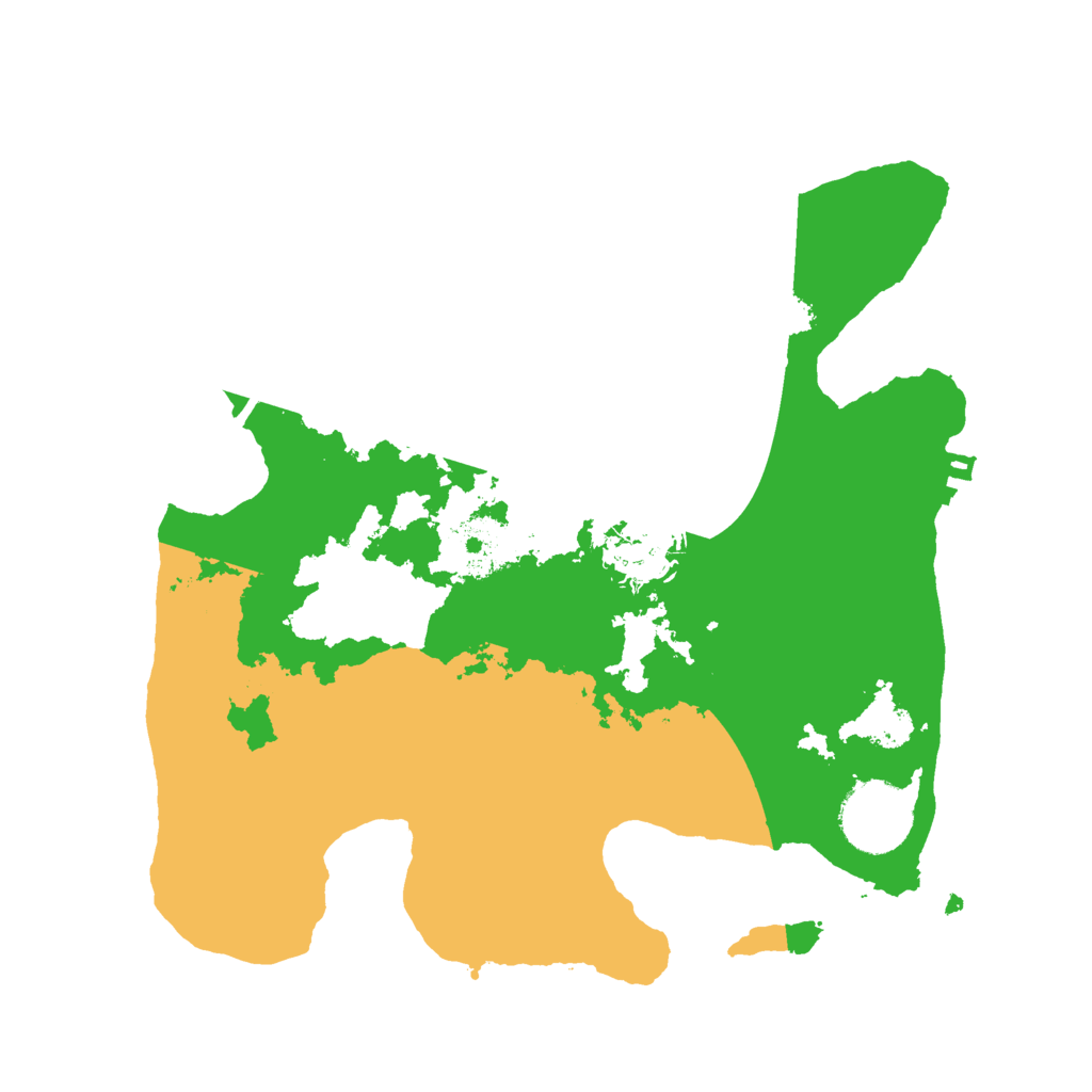 Biome Rust Map: Procedural Map, Size: 2700, Seed: 4646464