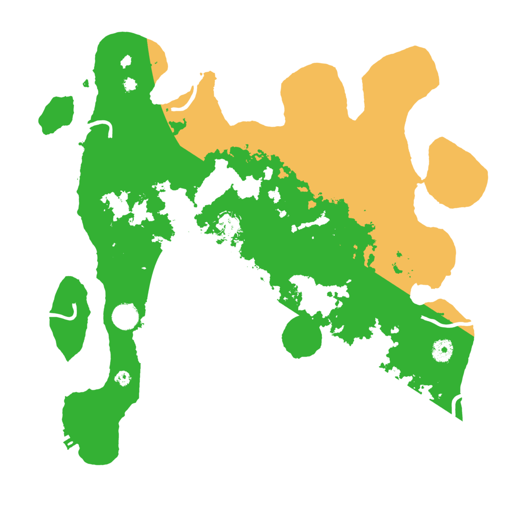 Biome Rust Map: Procedural Map, Size: 3500, Seed: 1359350359