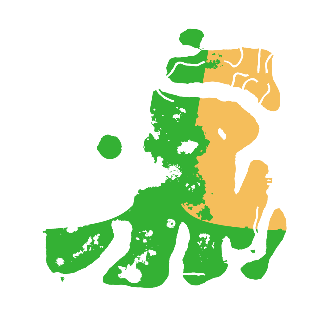 Biome Rust Map: Procedural Map, Size: 3600, Seed: 361489417