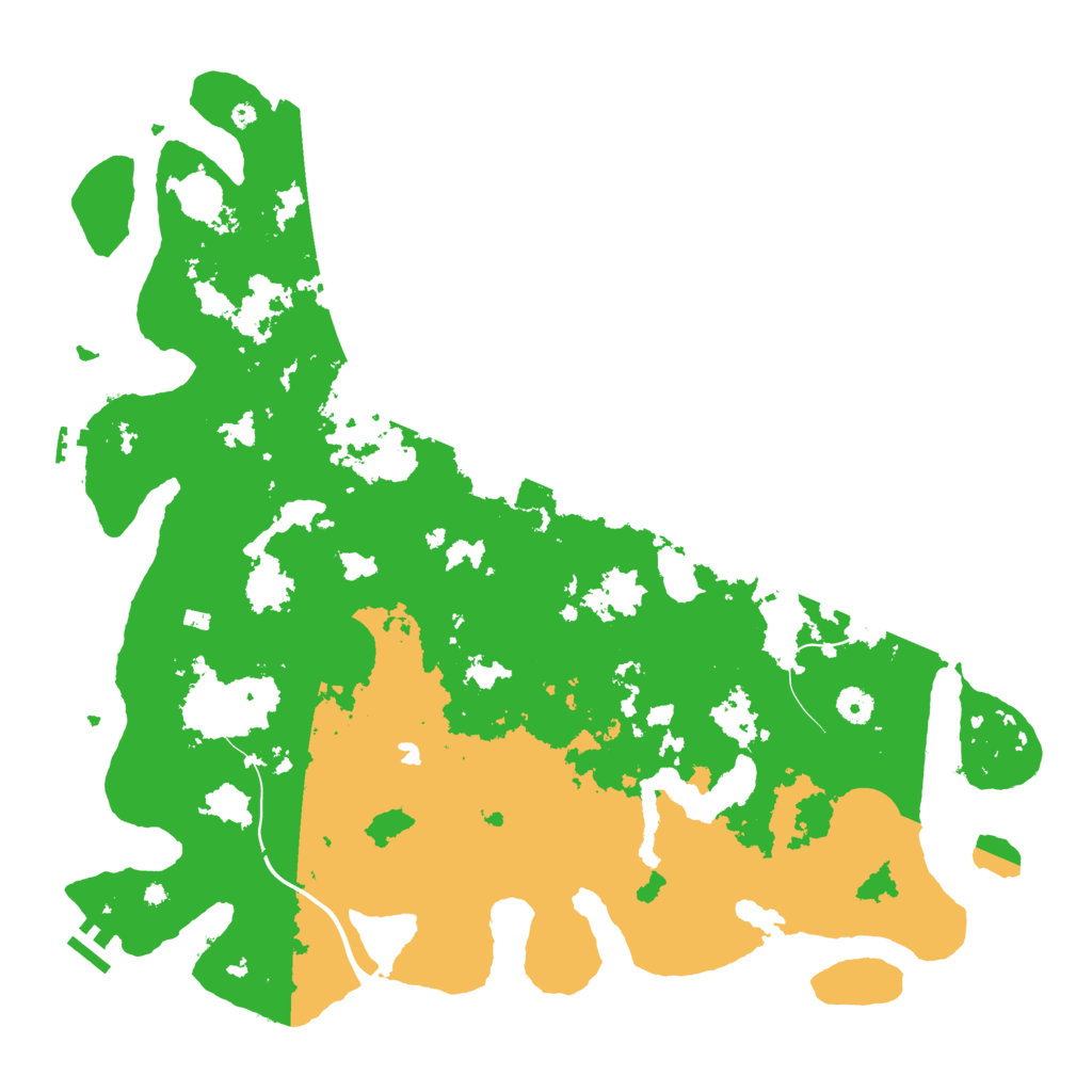 Biome Rust Map: Procedural Map, Size: 4500, Seed: 869436