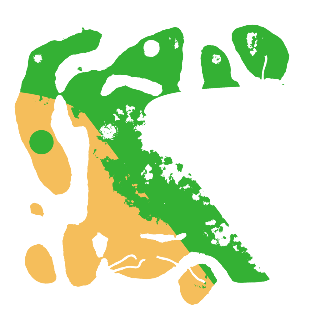 Biome Rust Map: Procedural Map, Size: 3500, Seed: 278105