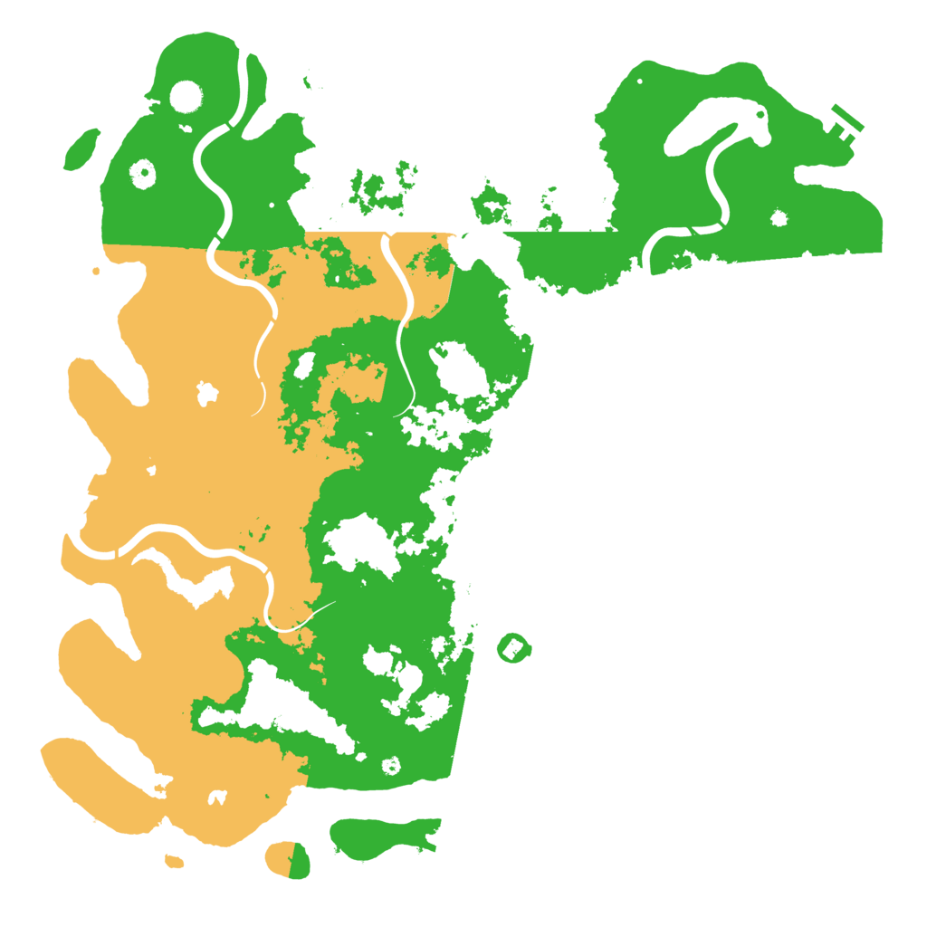 Biome Rust Map: Procedural Map, Size: 5000, Seed: 486084192