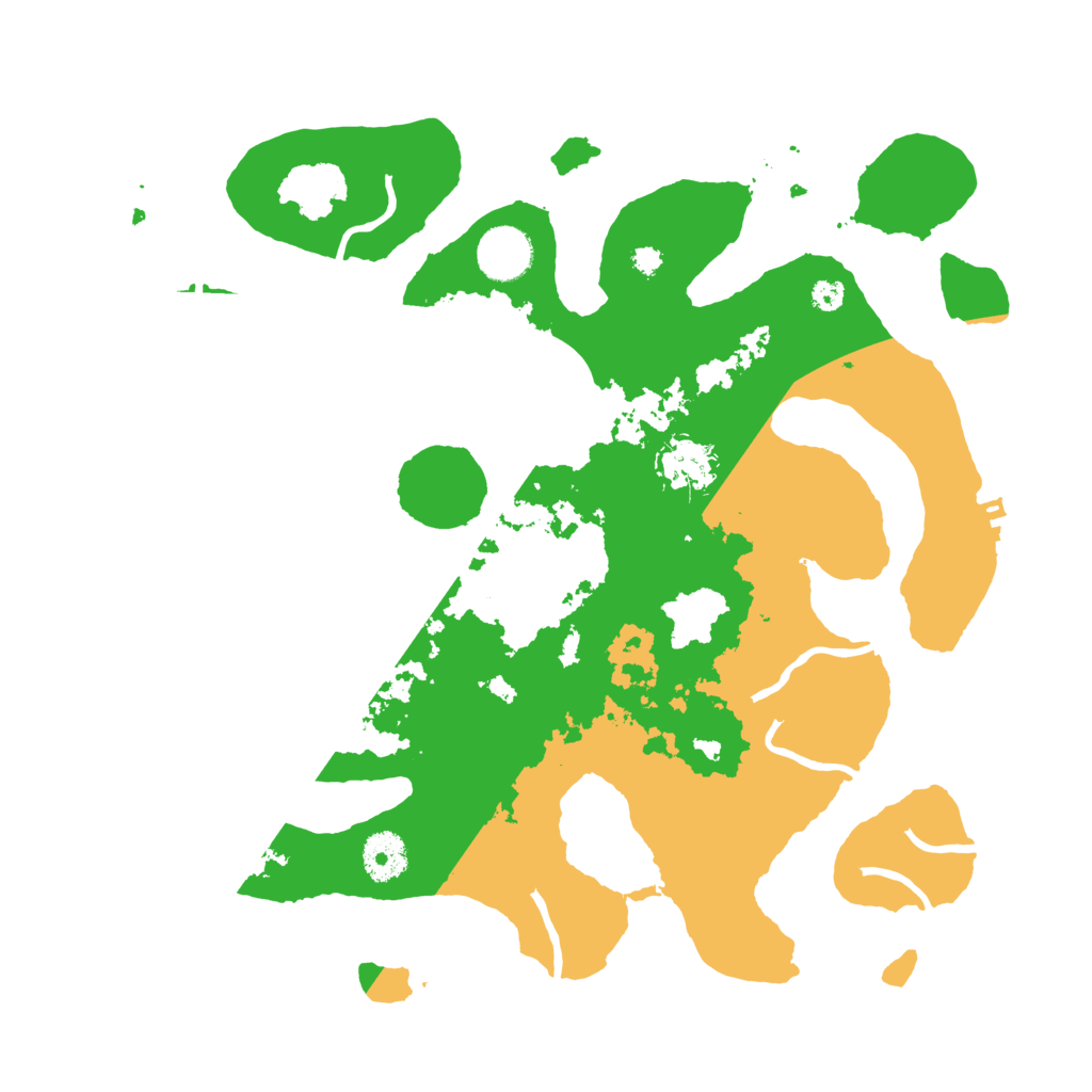 Biome Rust Map: Procedural Map, Size: 3500, Seed: 6546541