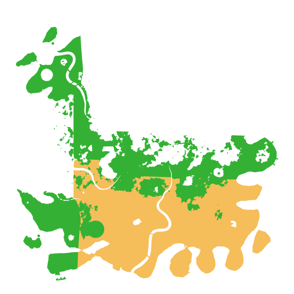 Biome Rust Map: Procedural Map, Size: 4500, Seed: 22020203
