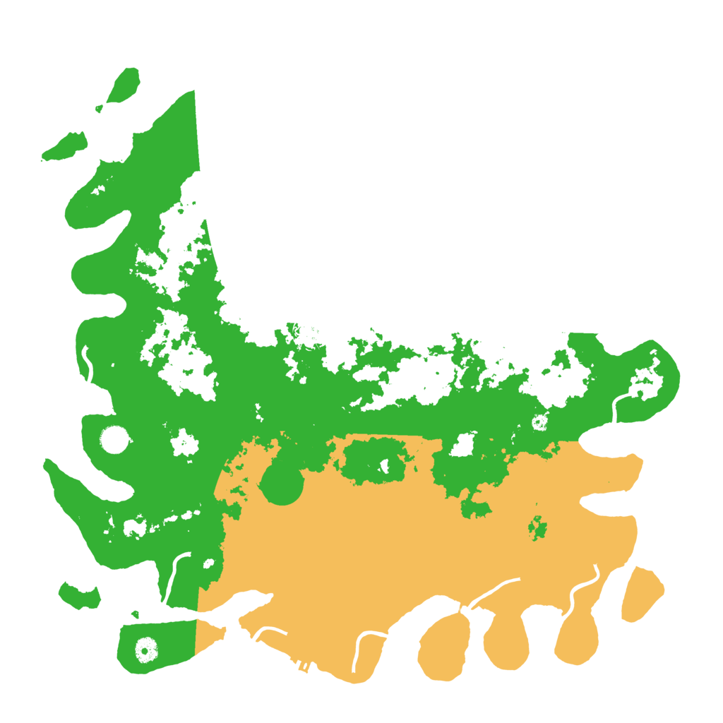 Biome Rust Map: Procedural Map, Size: 4500, Seed: 22020203