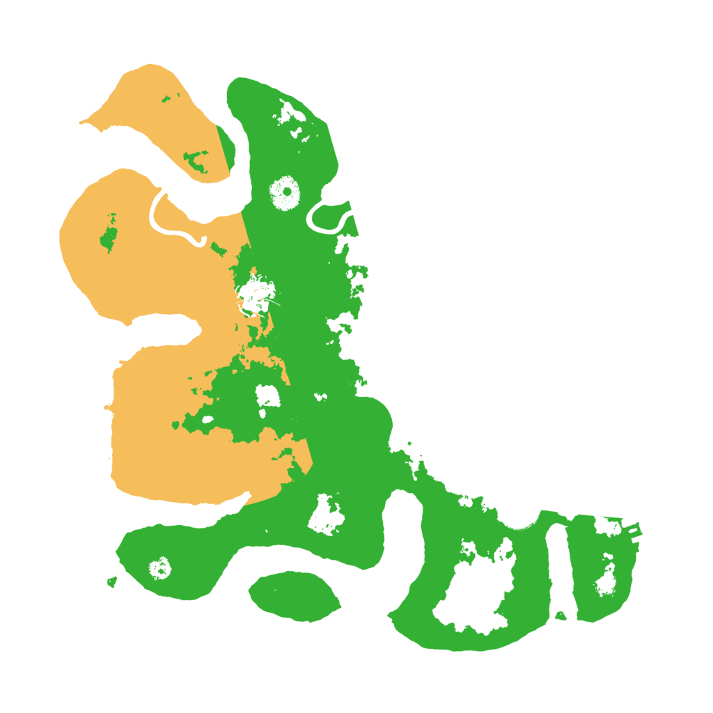 Biome Rust Map: Procedural Map, Size: 3350, Seed: 1077437696