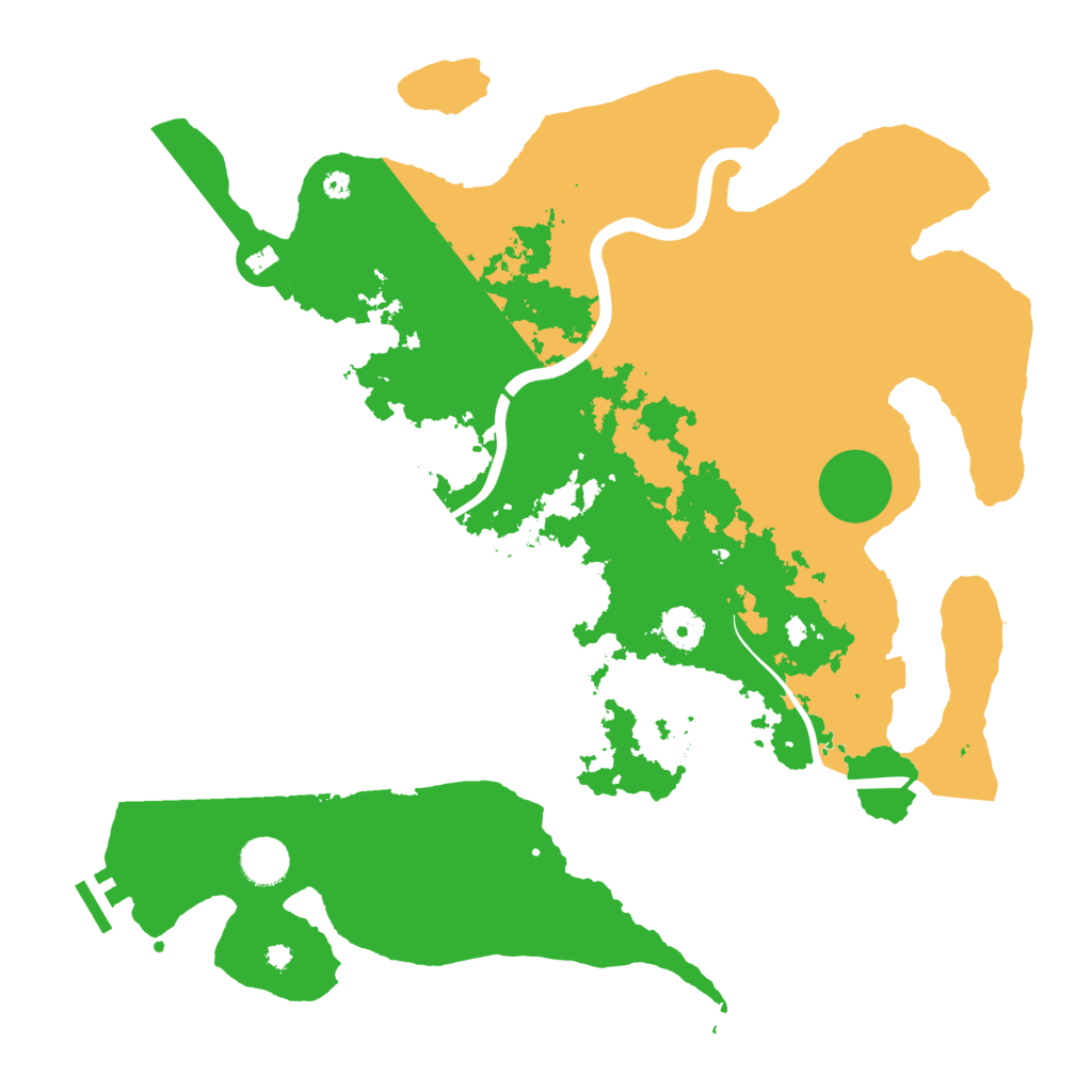 Biome Rust Map: Procedural Map, Size: 3950, Seed: 122256465