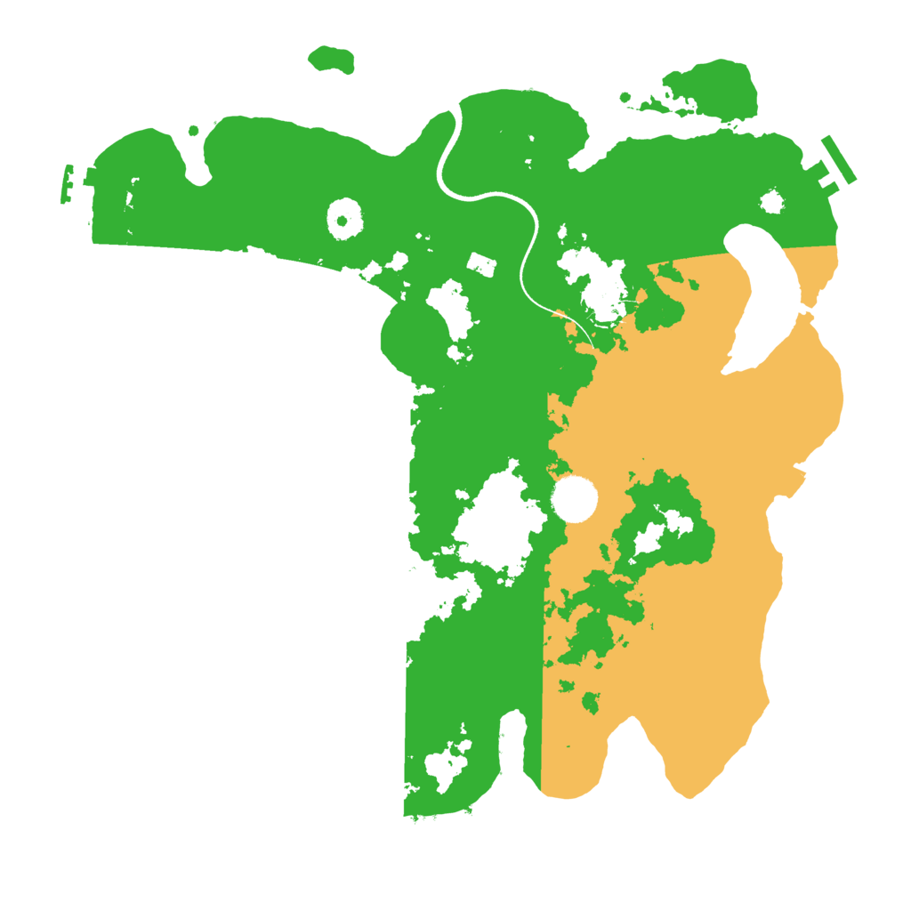 Biome Rust Map: Procedural Map, Size: 3500, Seed: 566743764