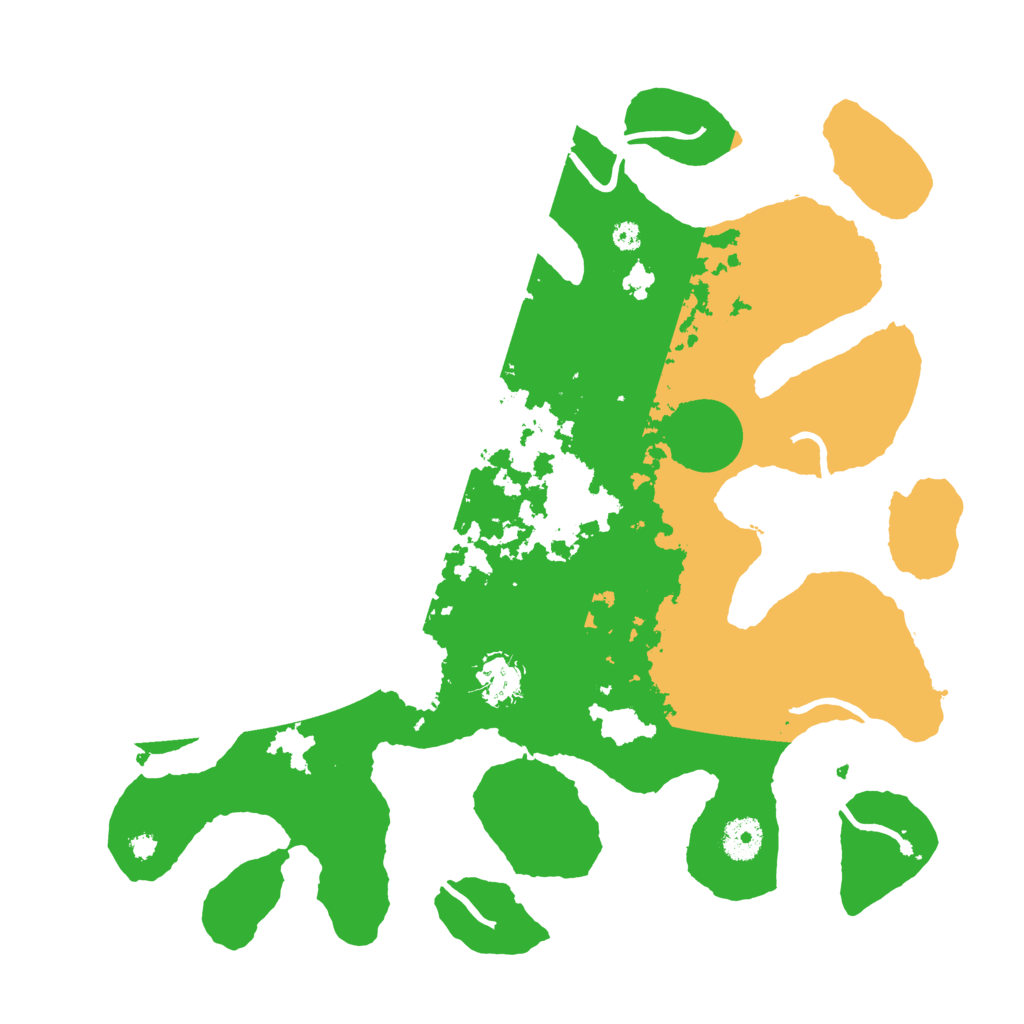 Biome Rust Map: Procedural Map, Size: 3700, Seed: 968212388