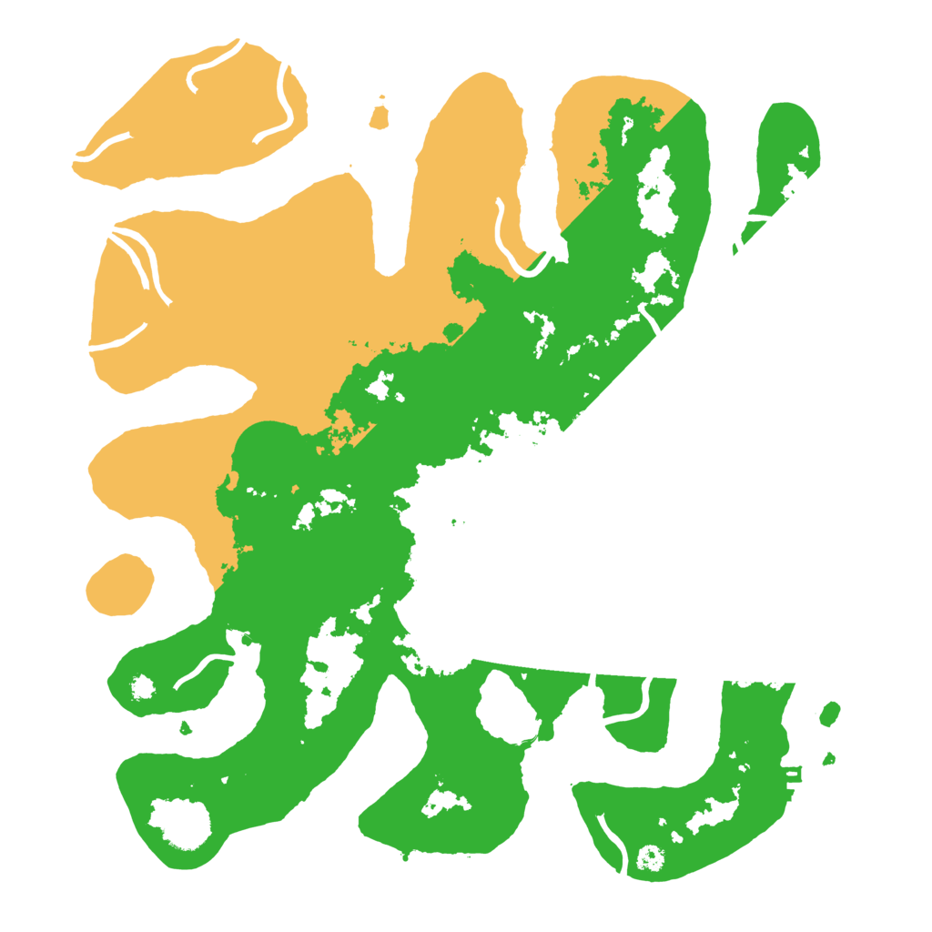 Biome Rust Map: Procedural Map, Size: 3500, Seed: 805181