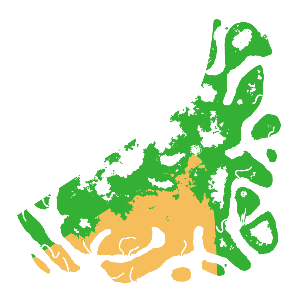 Biome Rust Map: Procedural Map, Size: 5000, Seed: 12312313