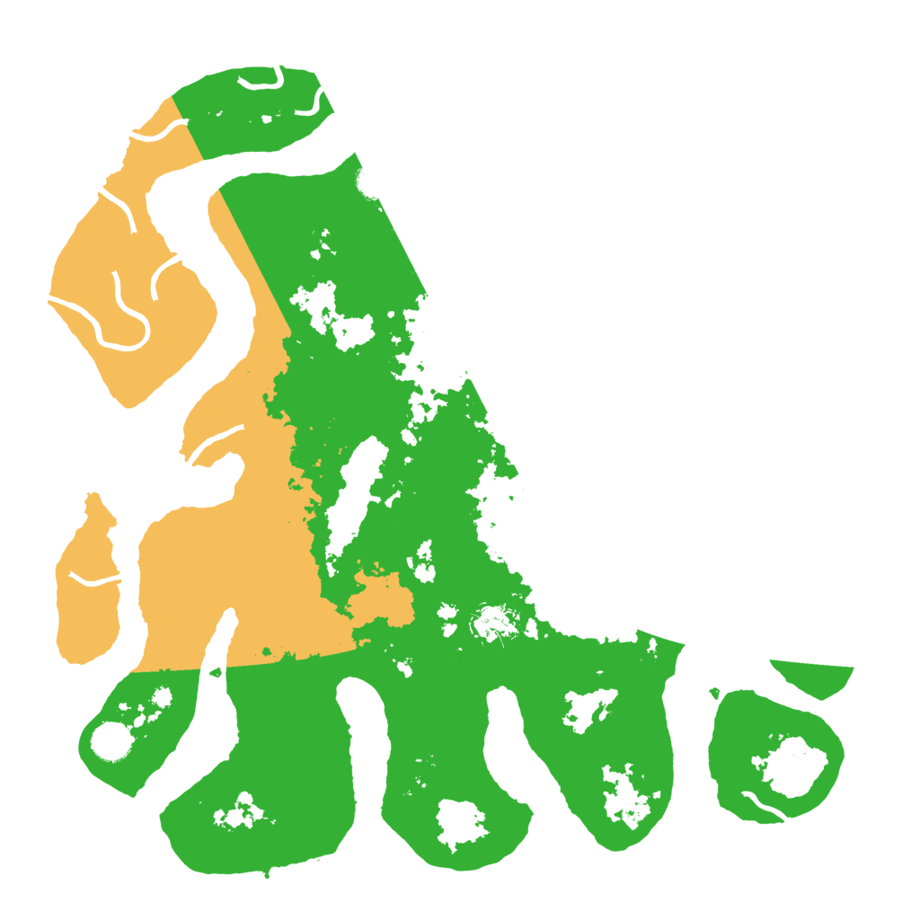 Biome Rust Map: Procedural Map, Size: 4100, Seed: 1552827779