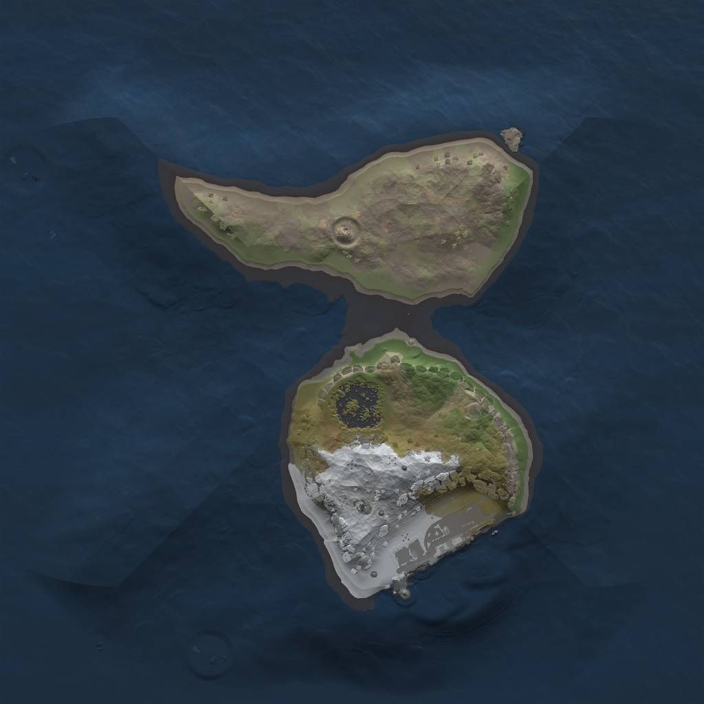 Rust Map: Procedural Map, Size: 1550, Seed: 214747, 5 Monuments