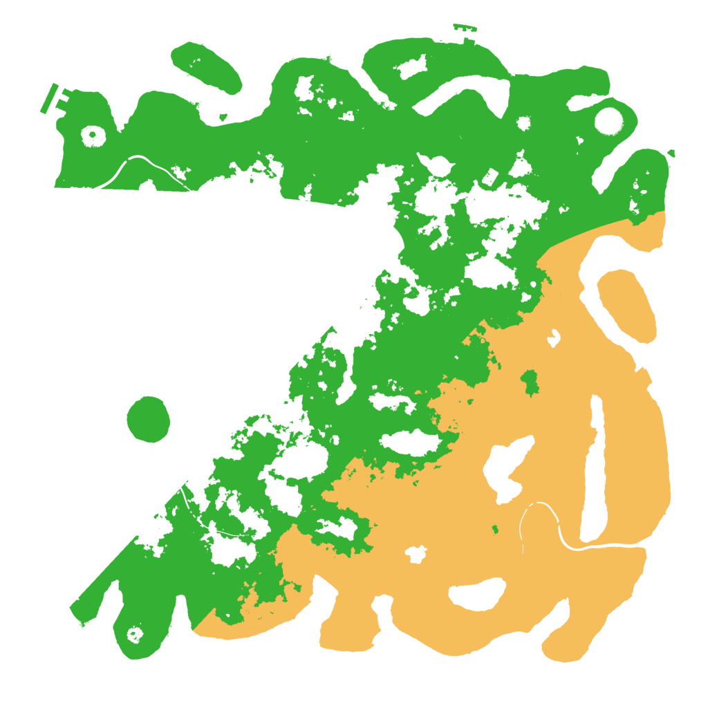 Biome Rust Map: Procedural Map, Size: 4500, Seed: 4637359