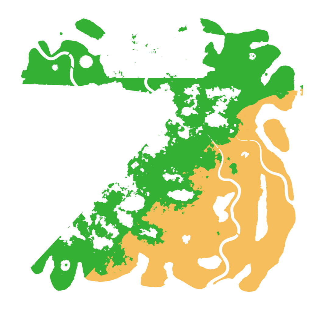 Biome Rust Map: Procedural Map, Size: 4500, Seed: 4637359