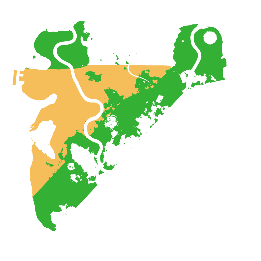 Biome Rust Map: Procedural Map, Size: 3500, Seed: 3835783