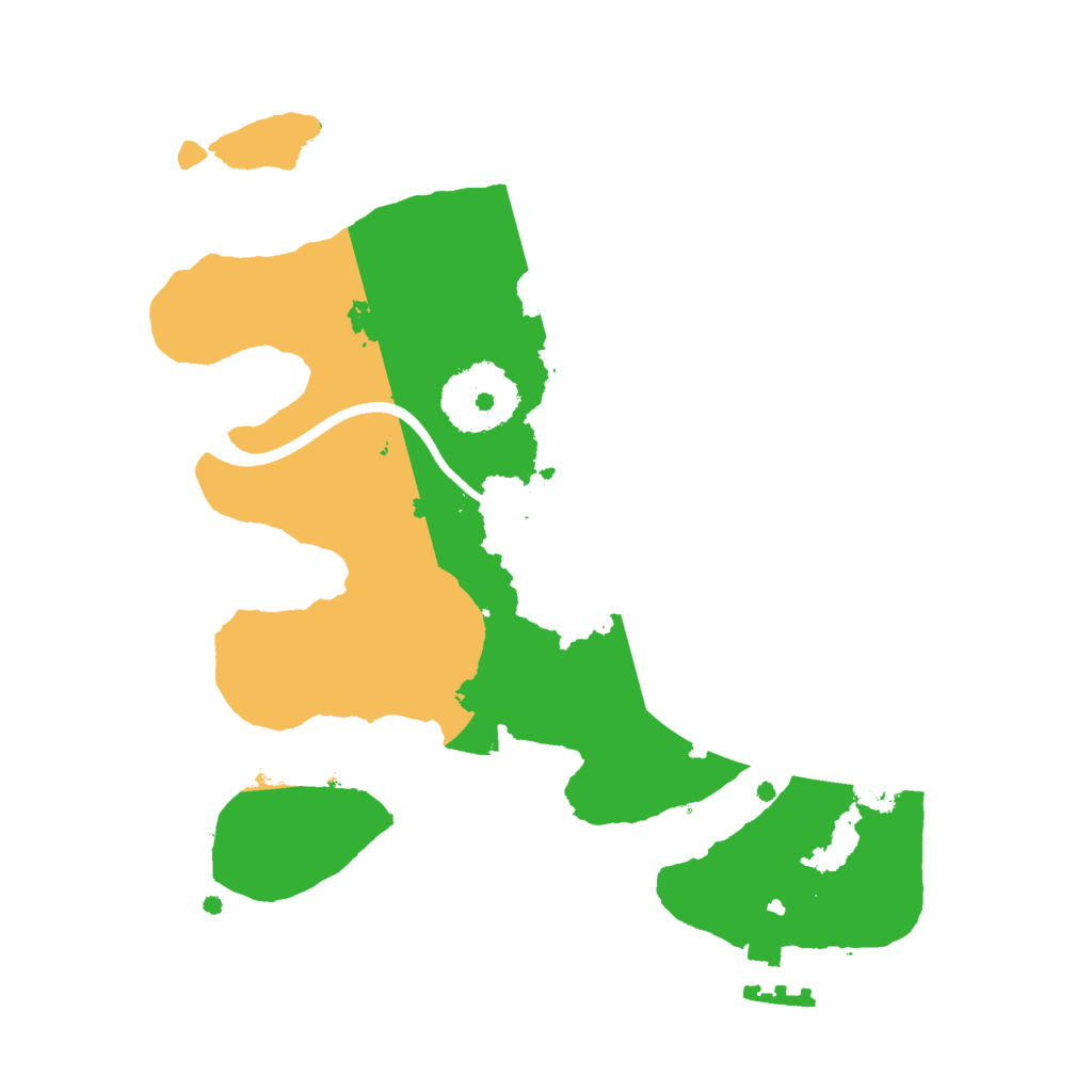 Biome Rust Map: Procedural Map, Size: 2300, Seed: 1365