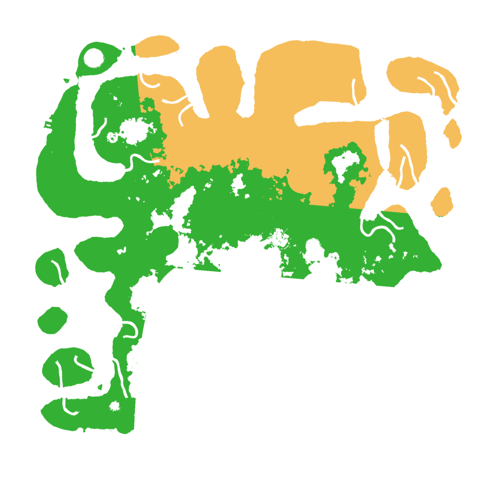 Biome Rust Map: Procedural Map, Size: 4500, Seed: 585