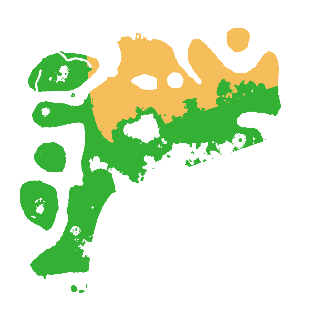 Biome Rust Map: Procedural Map, Size: 3500, Seed: 57948