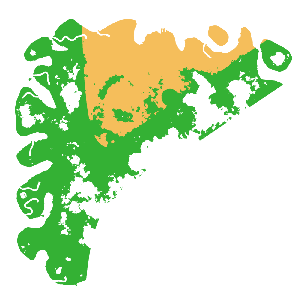 Biome Rust Map: Procedural Map, Size: 5000, Seed: 5467345