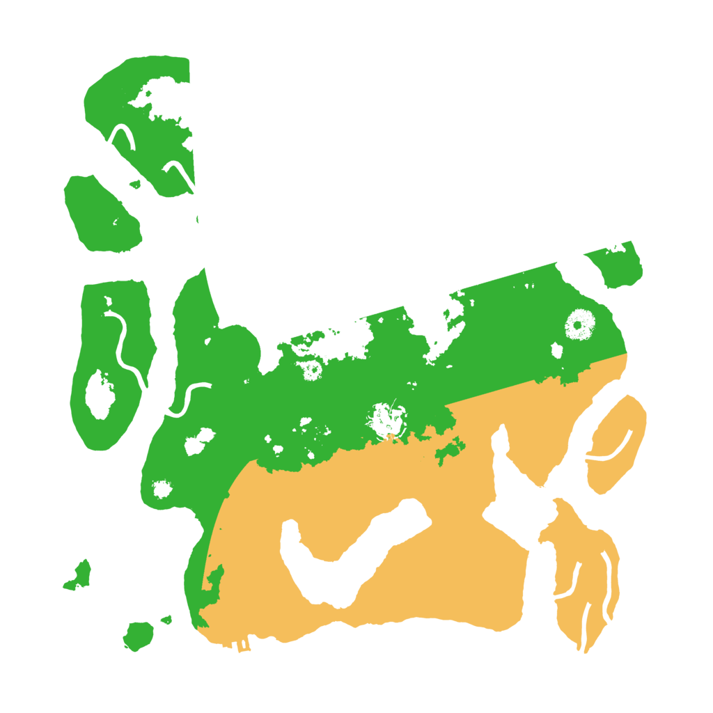 Biome Rust Map: Procedural Map, Size: 3500, Seed: 1243062594