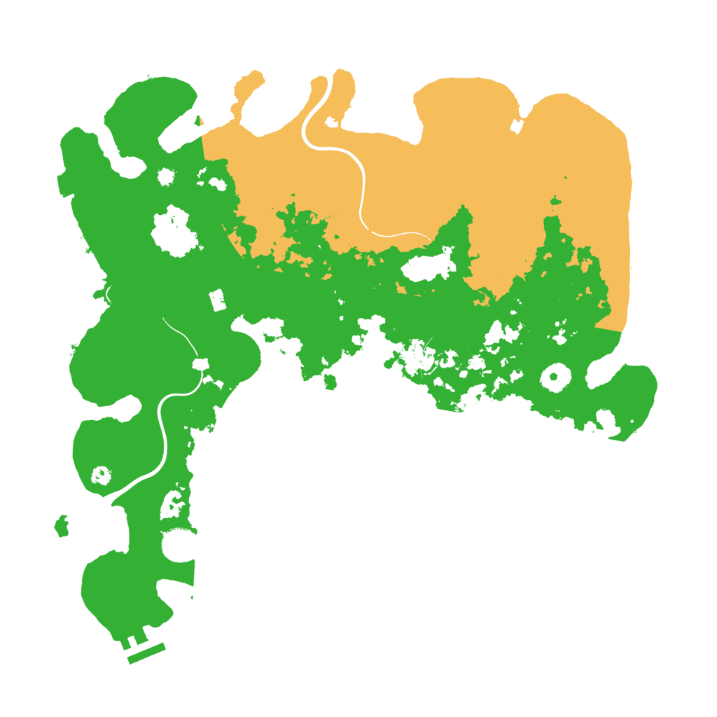 Biome Rust Map: Procedural Map, Size: 3700, Seed: 1913110372