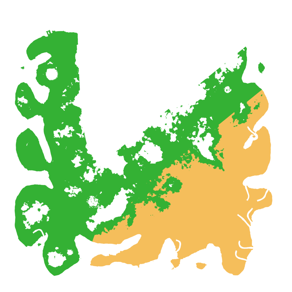 Biome Rust Map: Procedural Map, Size: 4500, Seed: 1539198286